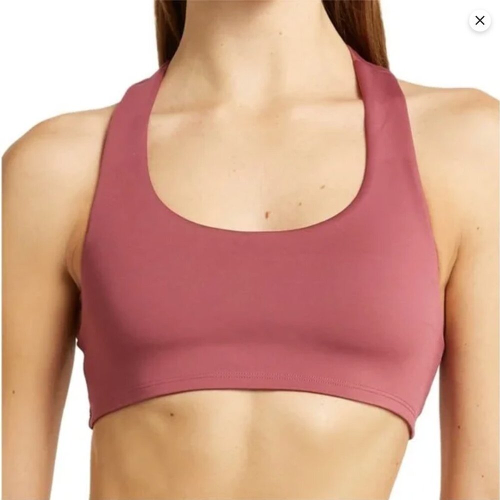 NWT - ALO Yoga - Airlift Advantage Racerback Bra - Color: Mars Clay - Size S